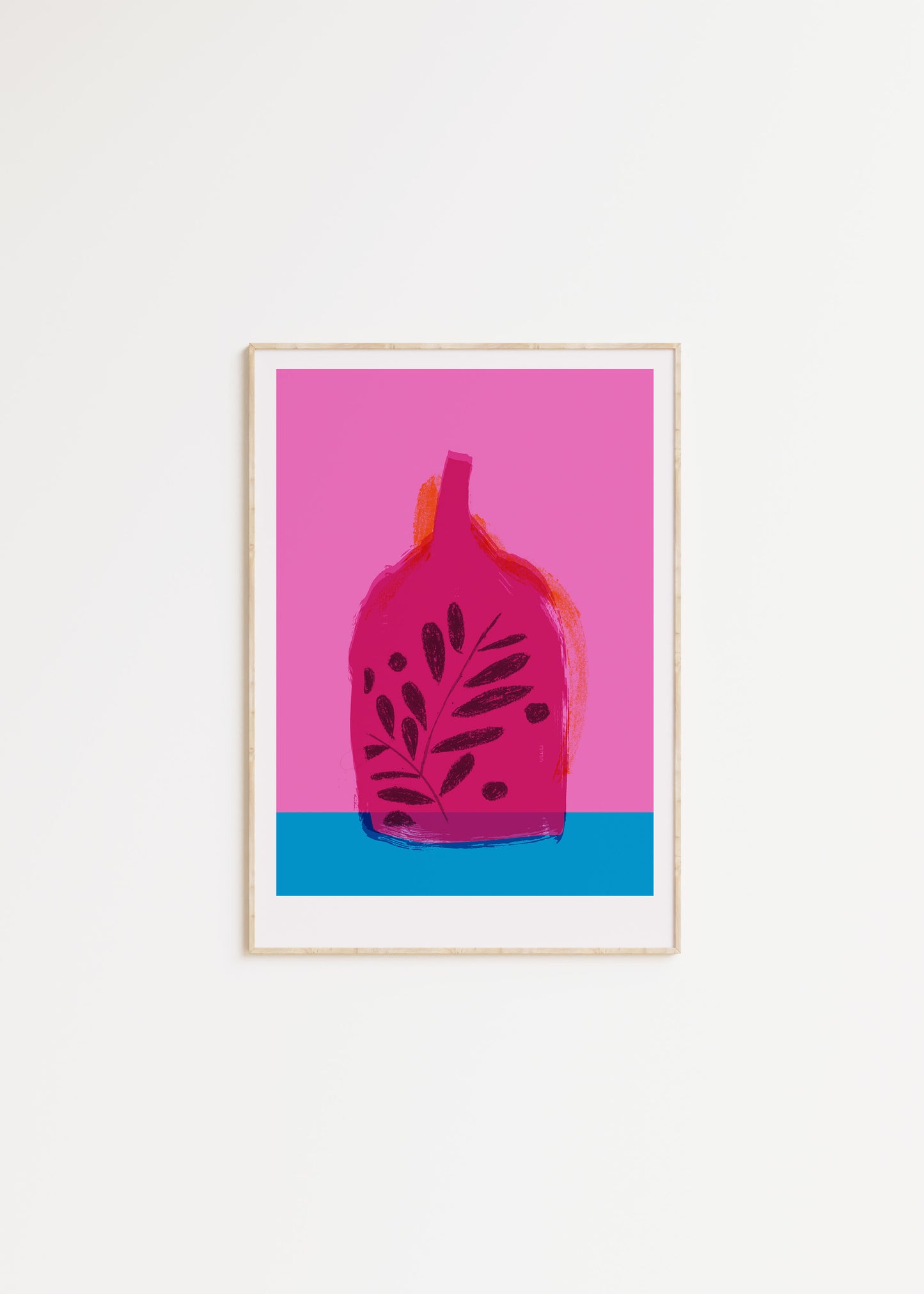 Pink vase